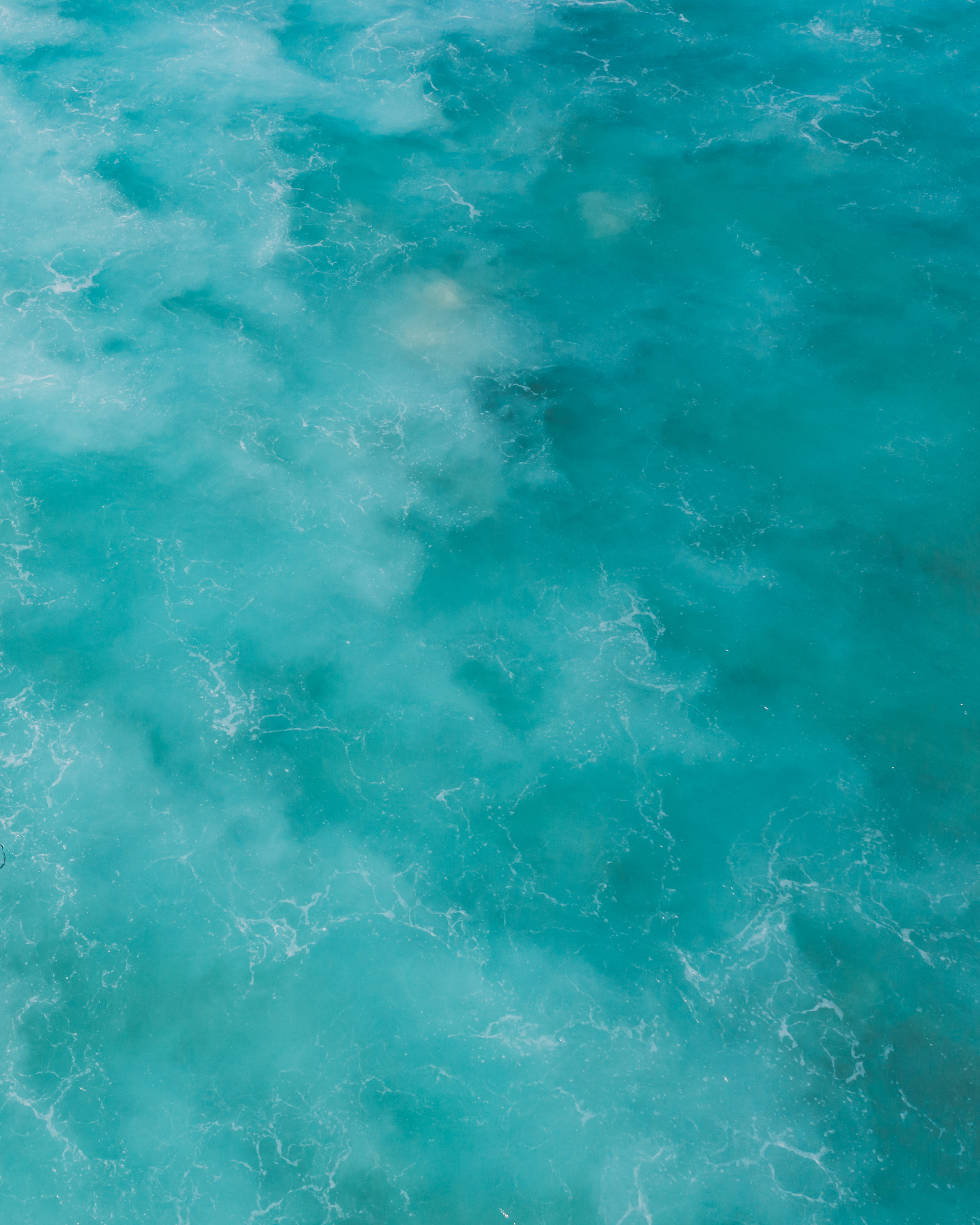 Aerial View of a Blue Sea 